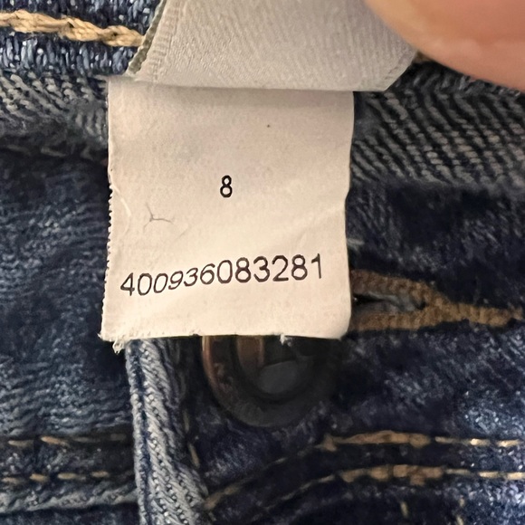 Lauren Conrad Women’s Size 8 Ankle Jeans Medium Blue Denim Light Distress - Picture 12 of 12